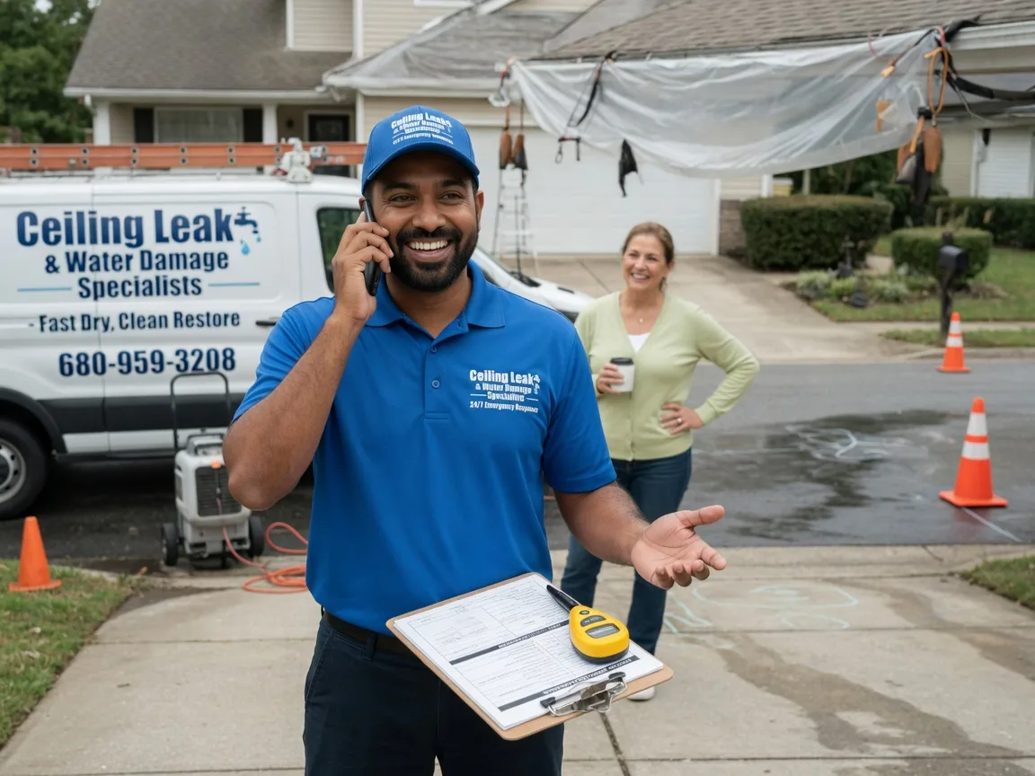 Ceiling Leak Cleanup New Bloomfield, MO FAQs